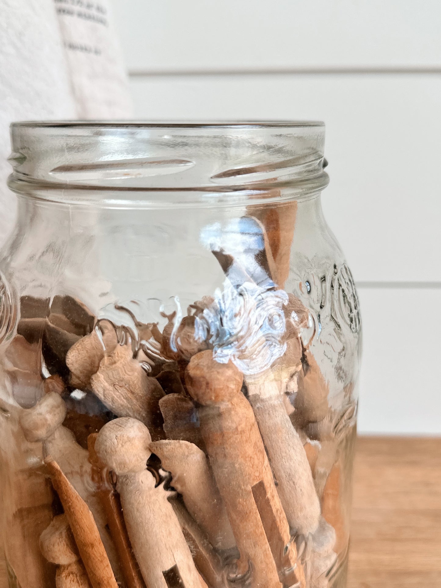 Vintage Vlasic Jar & Clothespins