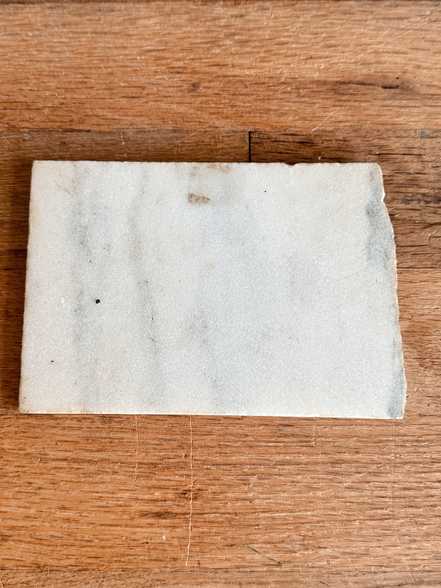 Vintage Signed Fall Painting on Marble