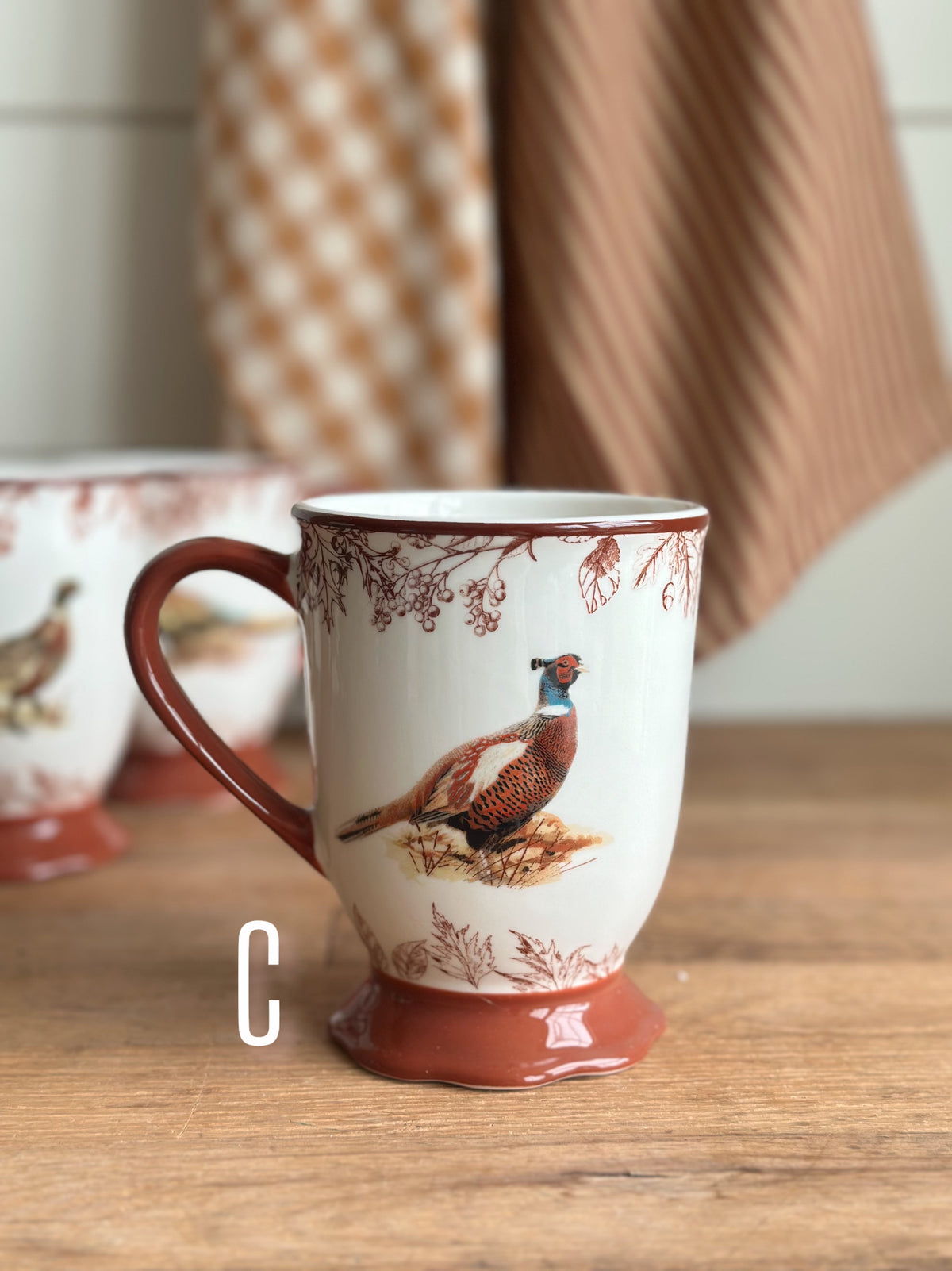 Fall Pheasant Mugs
