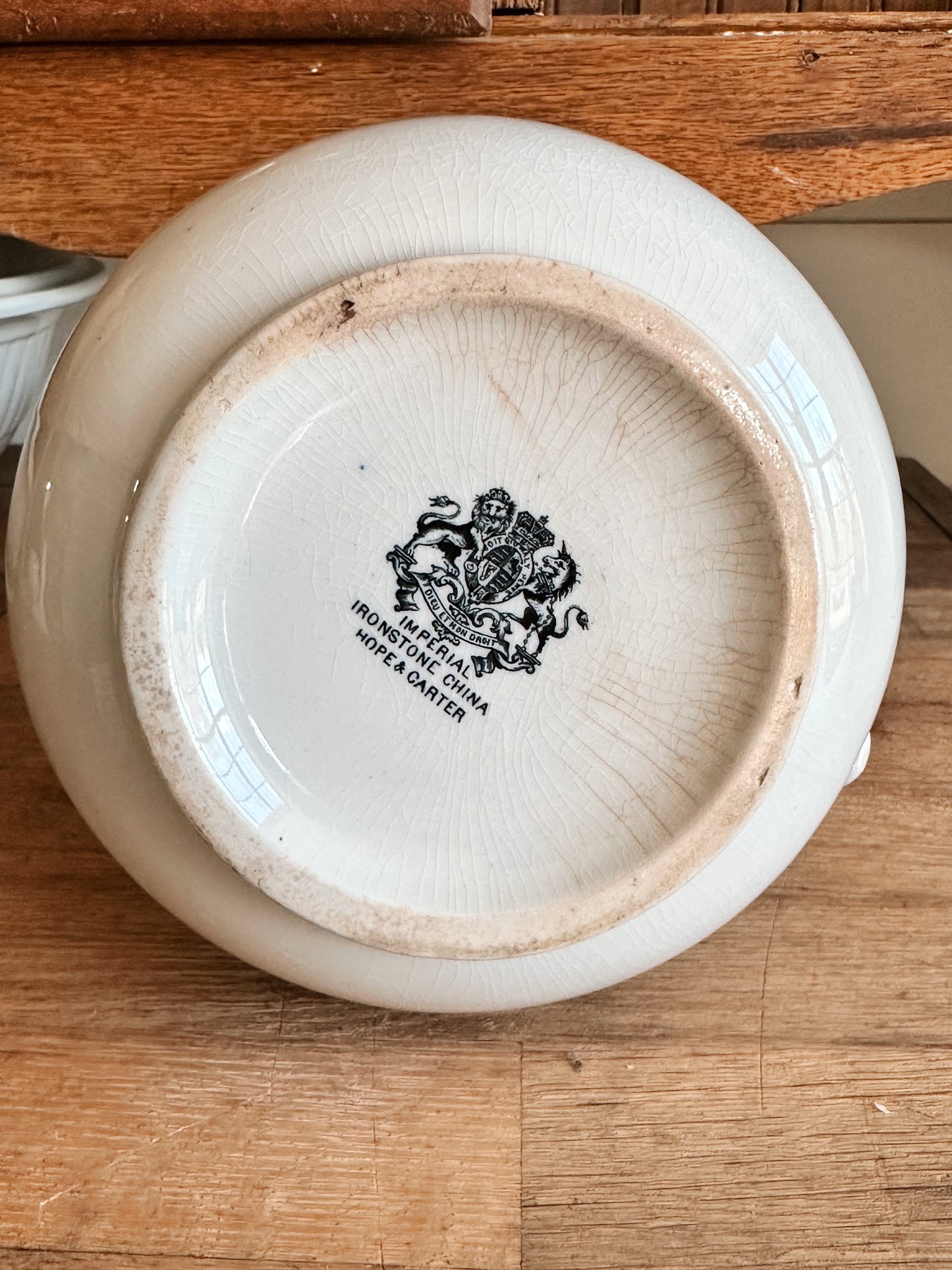 Hope & Carter Wide Belly Ironstone Pitcher