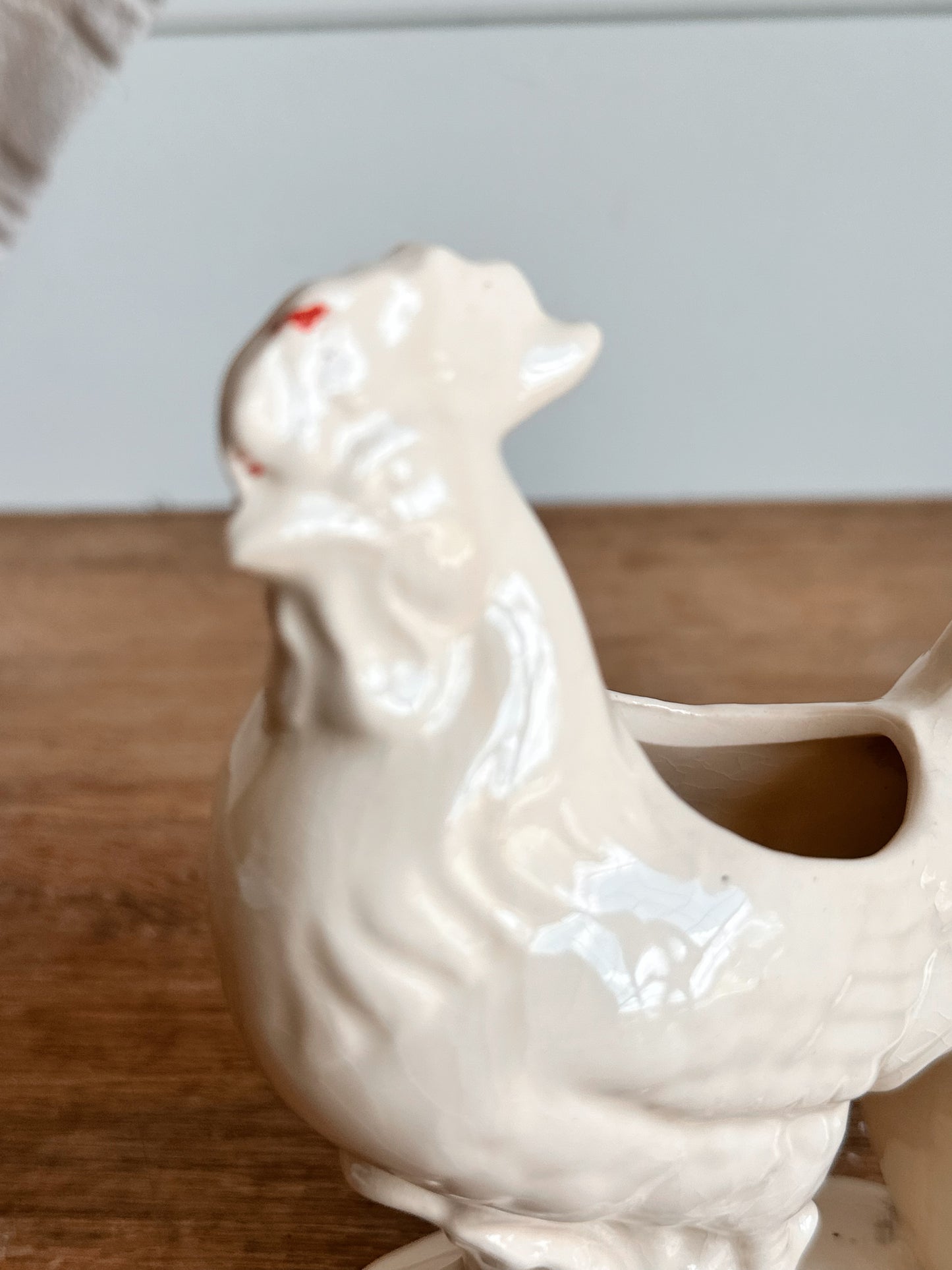 Vintage Rooster Planter