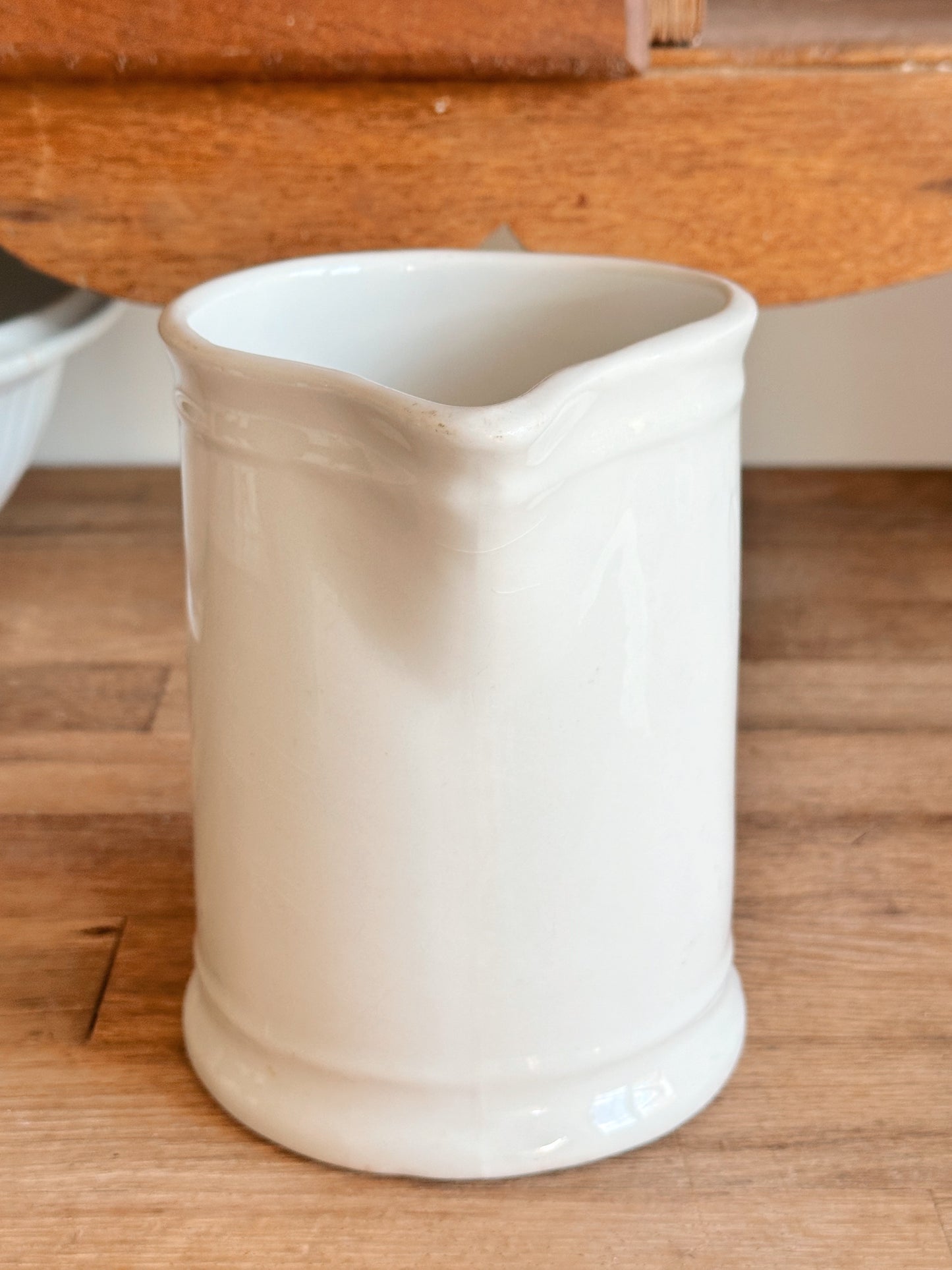 Vintage Ironstone Milk Pitcher, Chester Hotel China