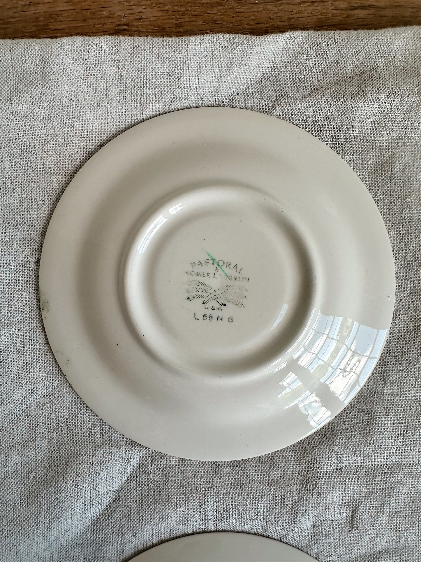 Pair of Pastoral Dessert Plates