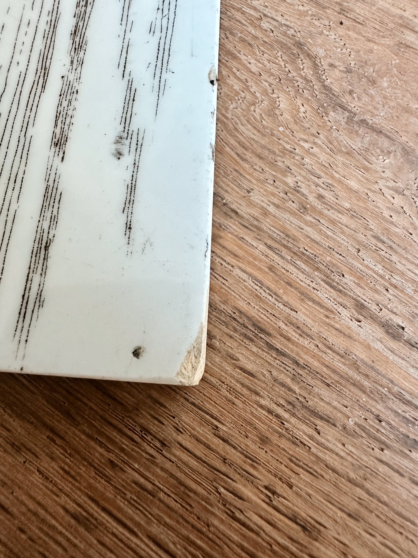 Antique MINTON William Wise Farm Animal Tile (bulls near fence)