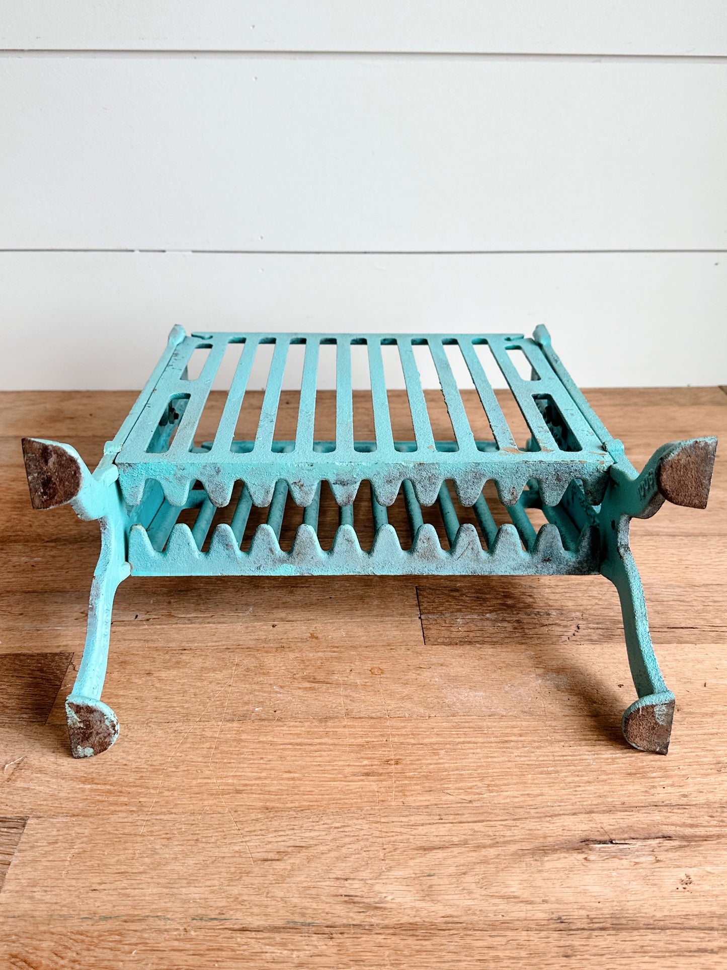 Vintage Cast Iron Magazine Holder