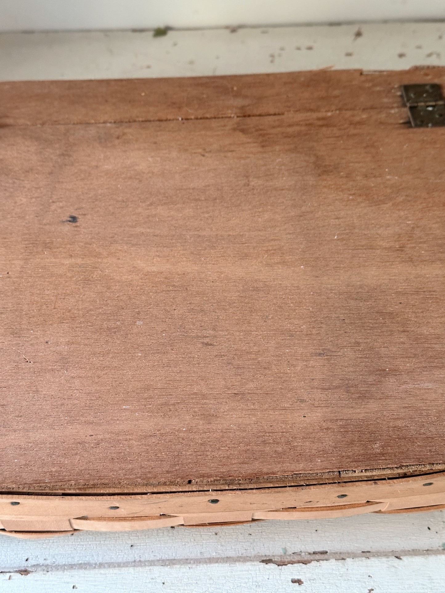 Vintage Shallow Pie Basket