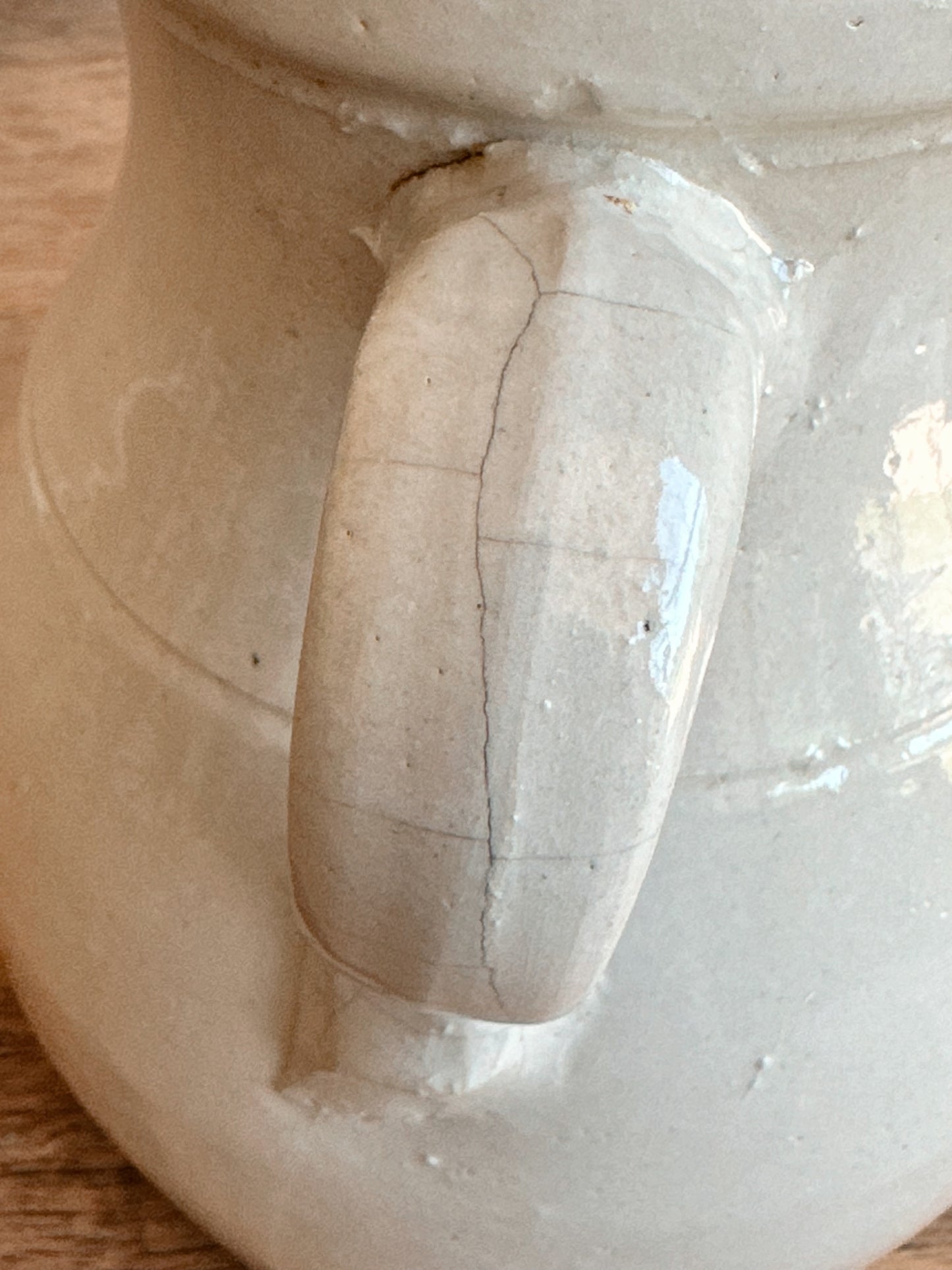 Vintage Hand Thrown Pottery Pitcher