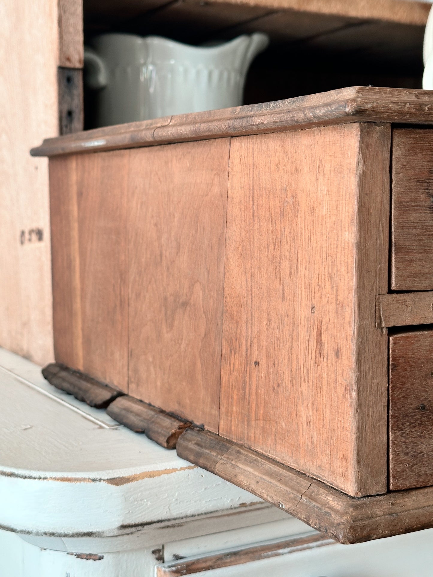 Antique Spool Cabinet