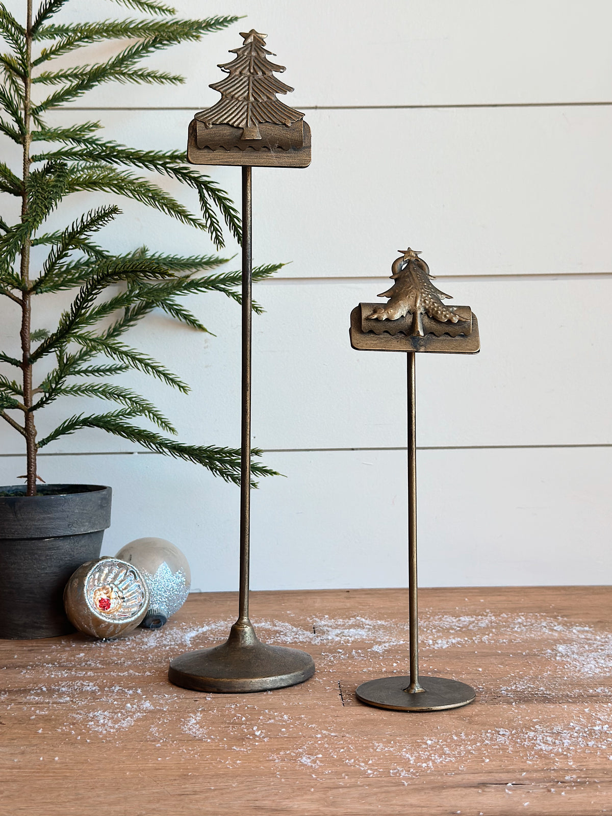Christmas Tree Card Clips