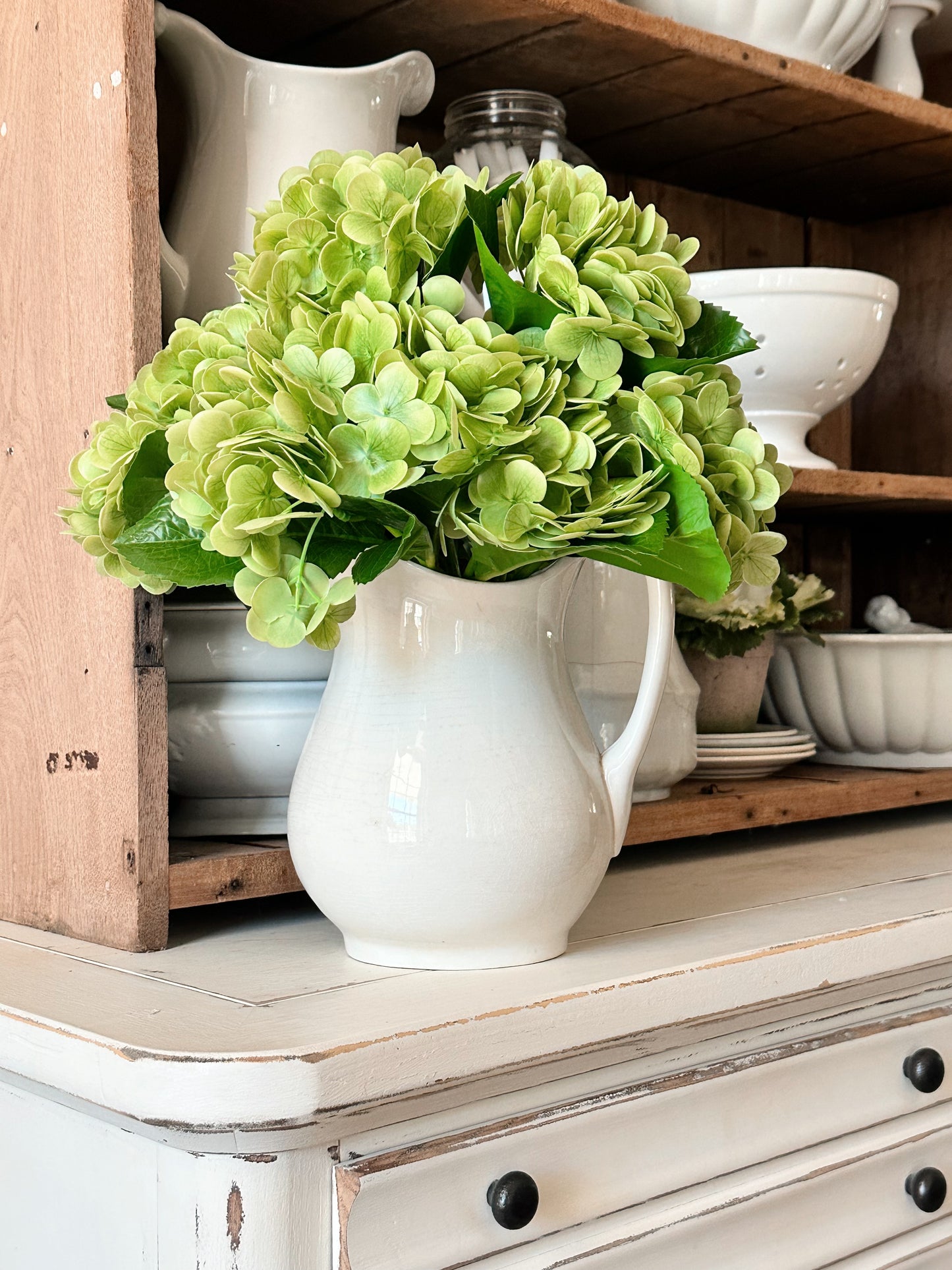 Real Touch Green Hydrangea Bundle