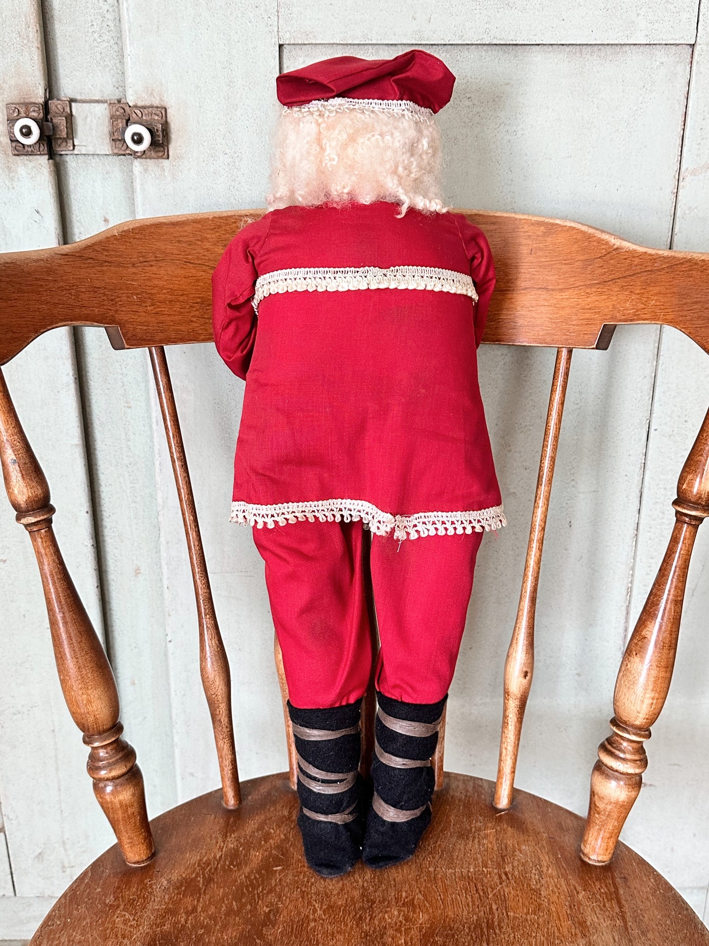 Vintage Santa with Paper Mache Face