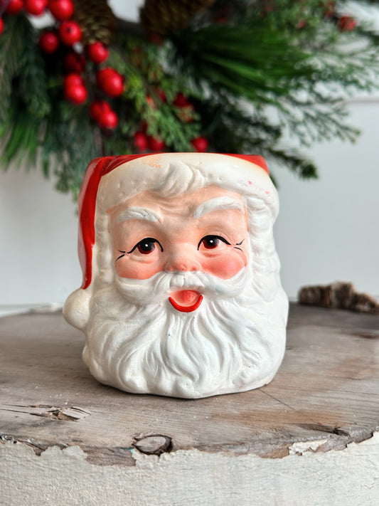 Vintage Santa Candle Holder, Japan