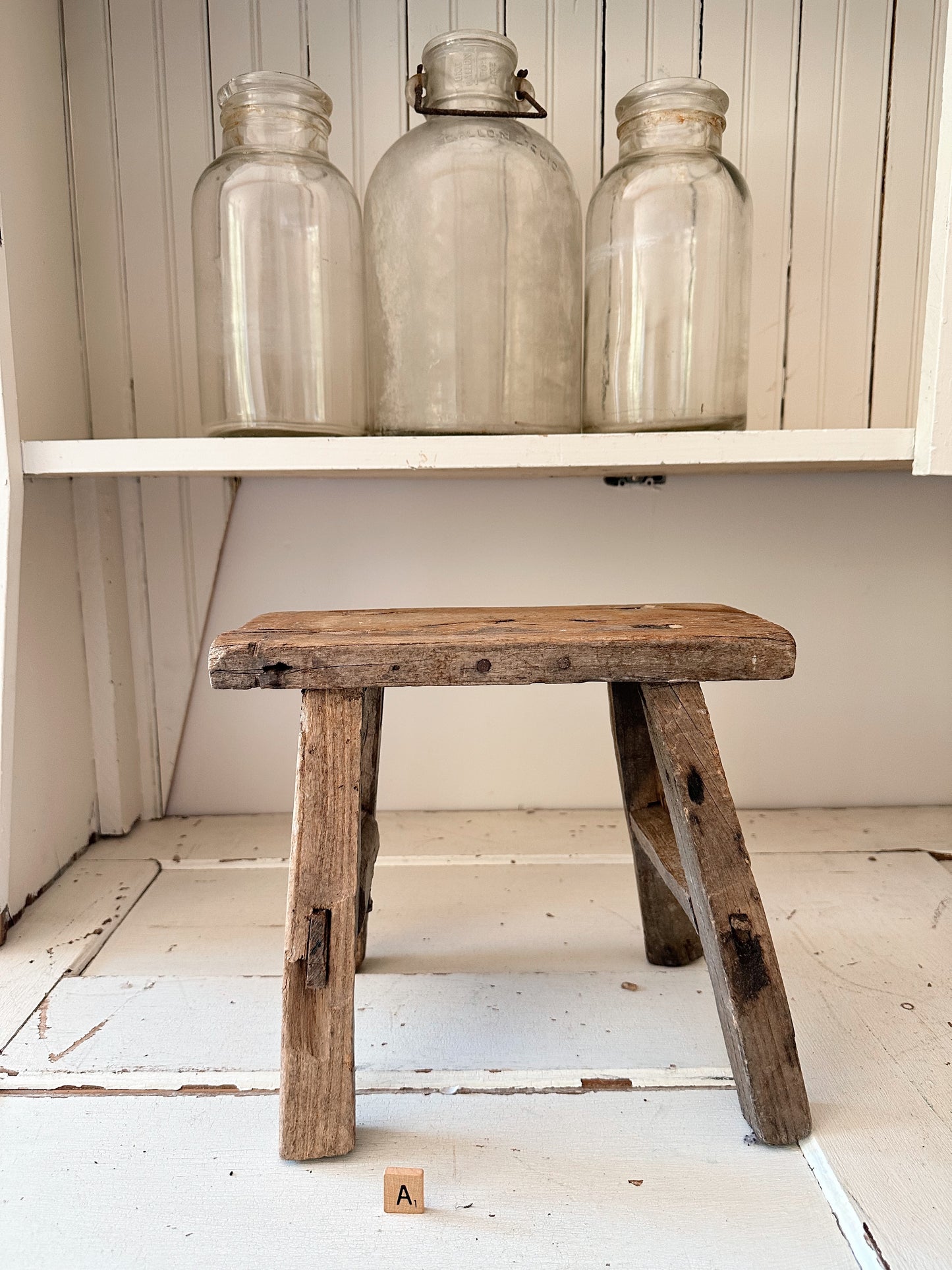 Reclaimed Wood Stool