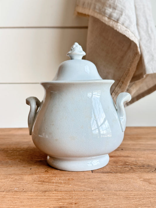 Antique T & R Boote Ironstone Sugar Pot