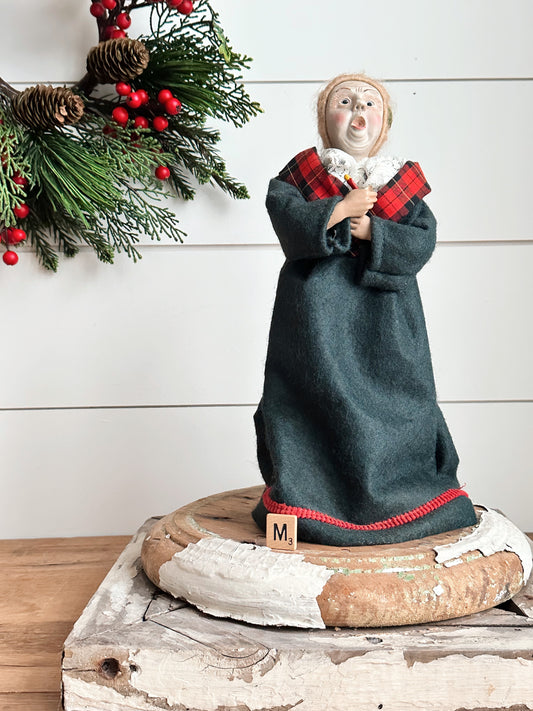 Vintage Victorian Style Caroler