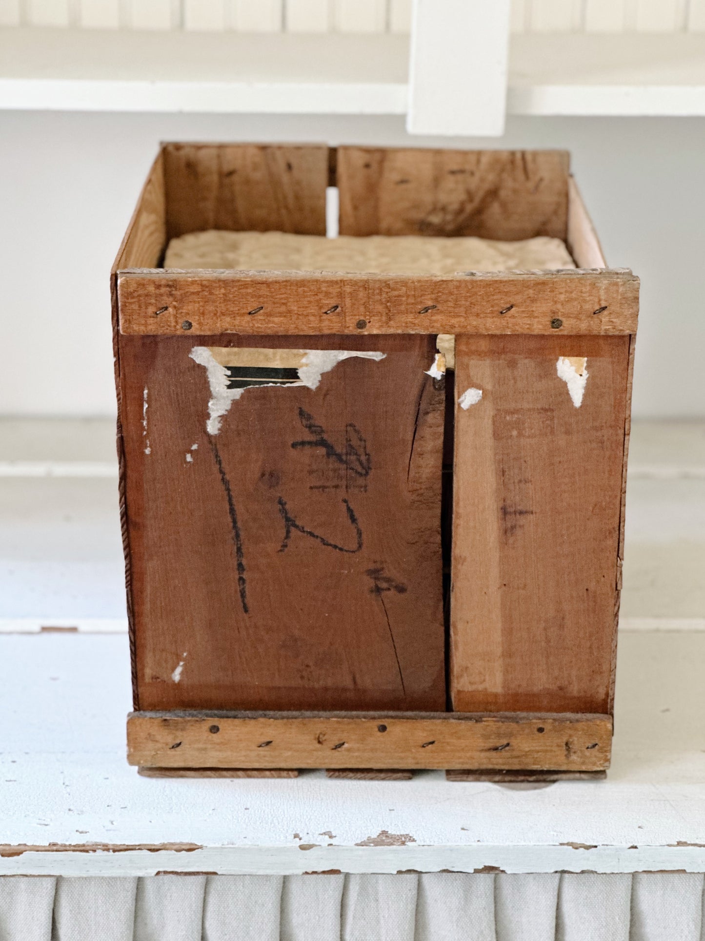 Primitive Wood Egg Crate