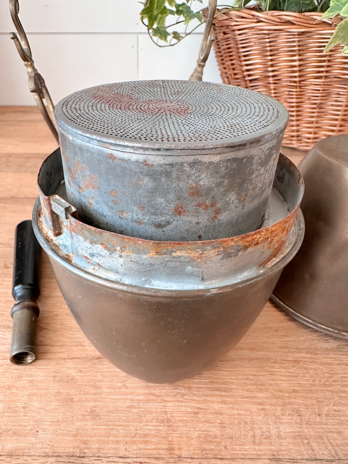 Vintage Brass Coffee Percolator