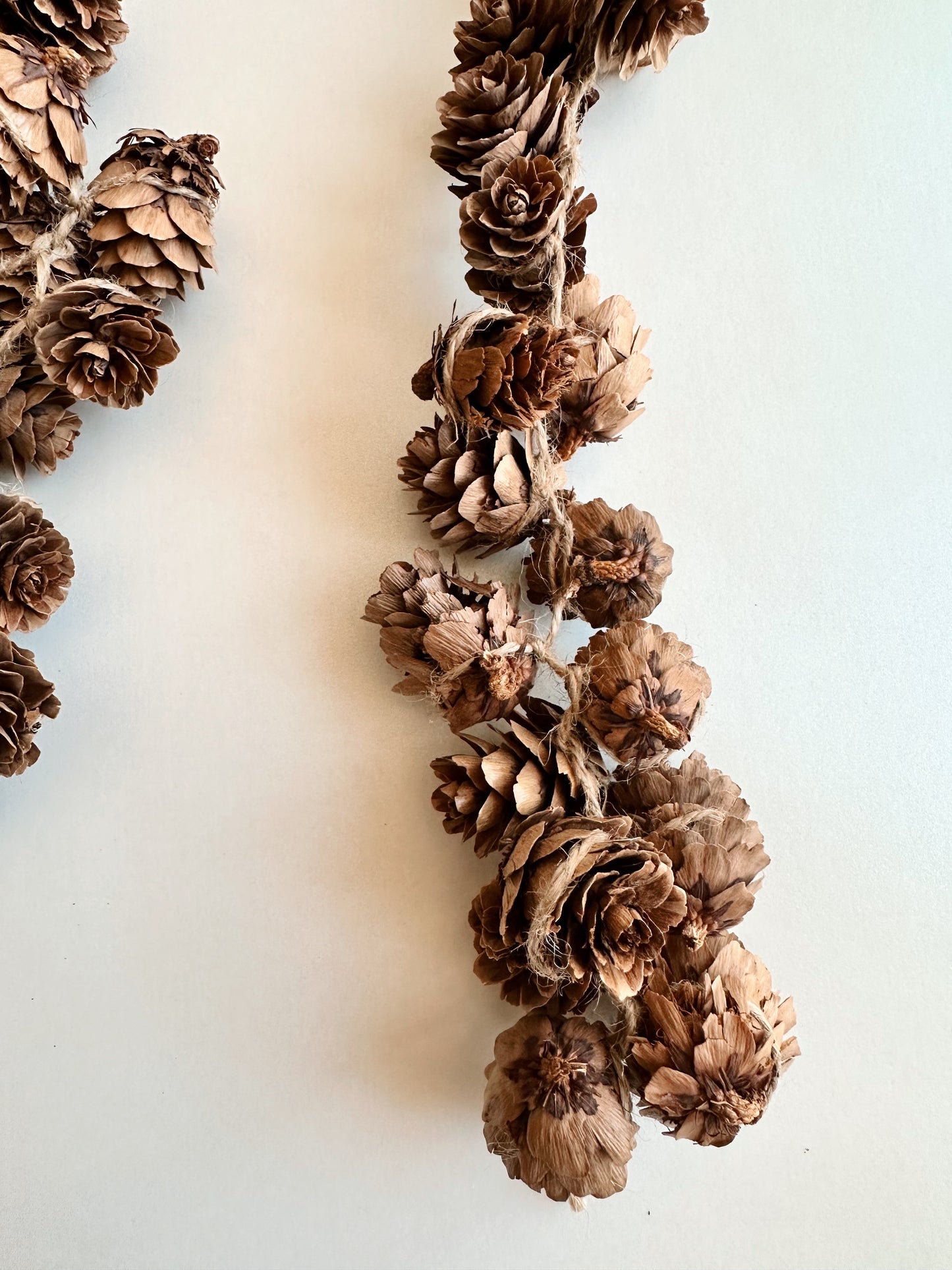 Natural Pinecone Garland