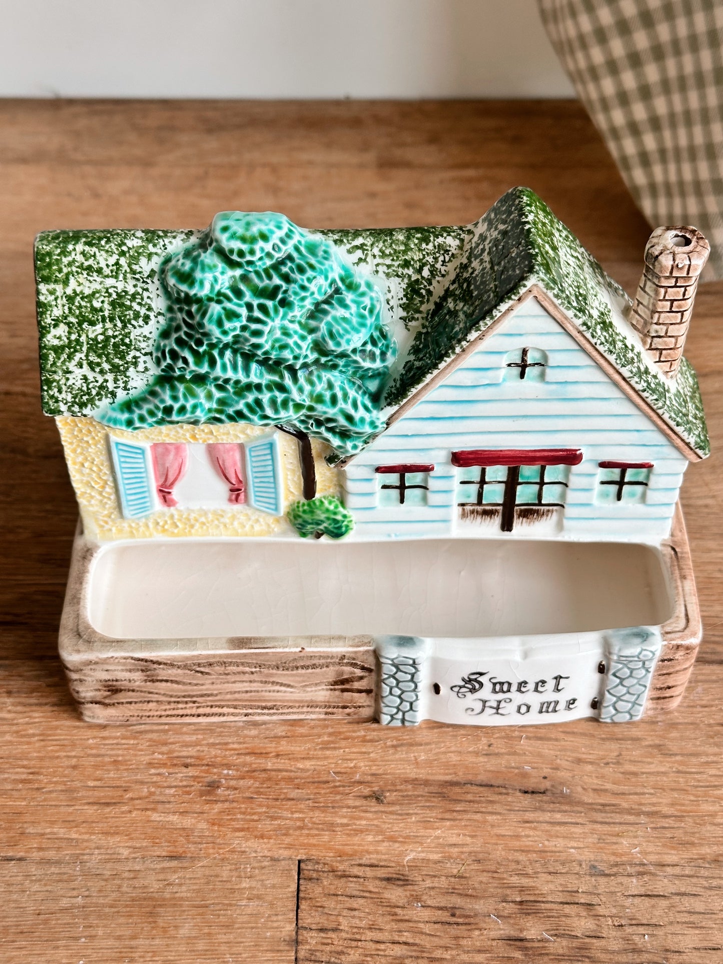 Vintage Home Sweet Home Sponge Holder (Japan Sample Piece)