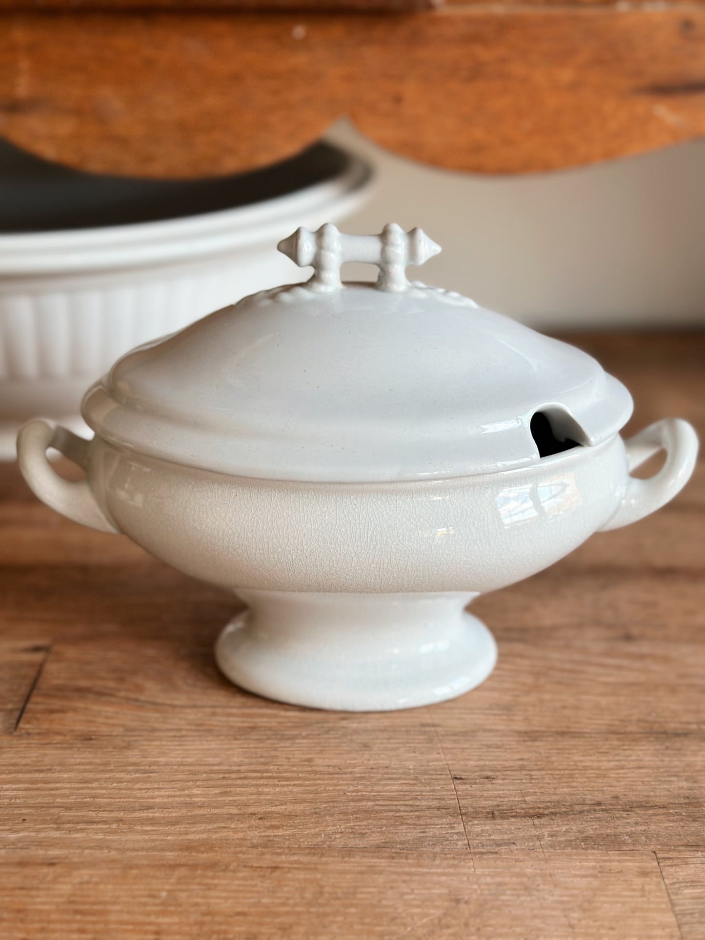 Vintage Ironstone Gravy Tureen