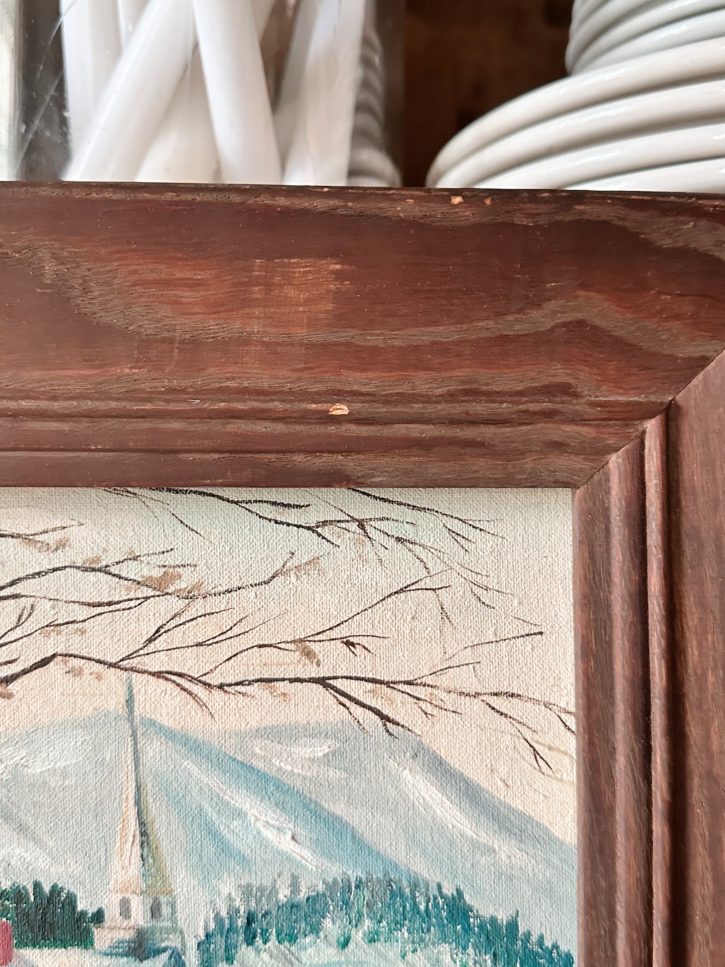 Vintage Winter Painting