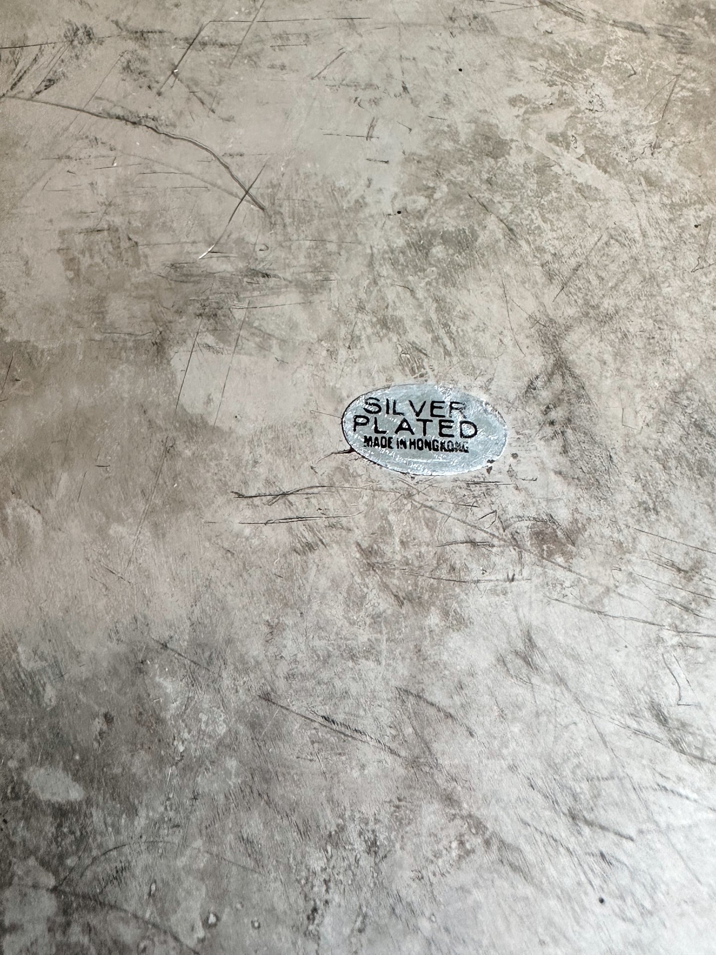 Vintage Silver Plate Serving Tray