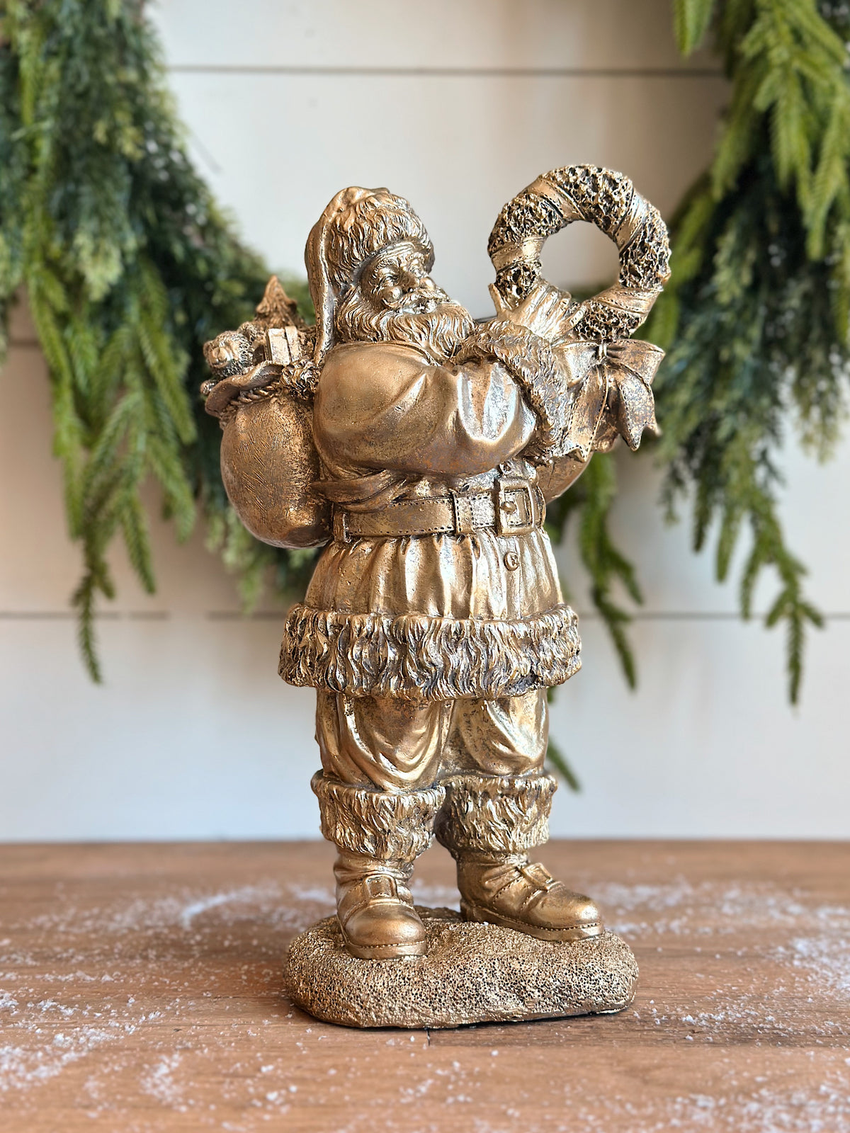 Antique Gold Santas