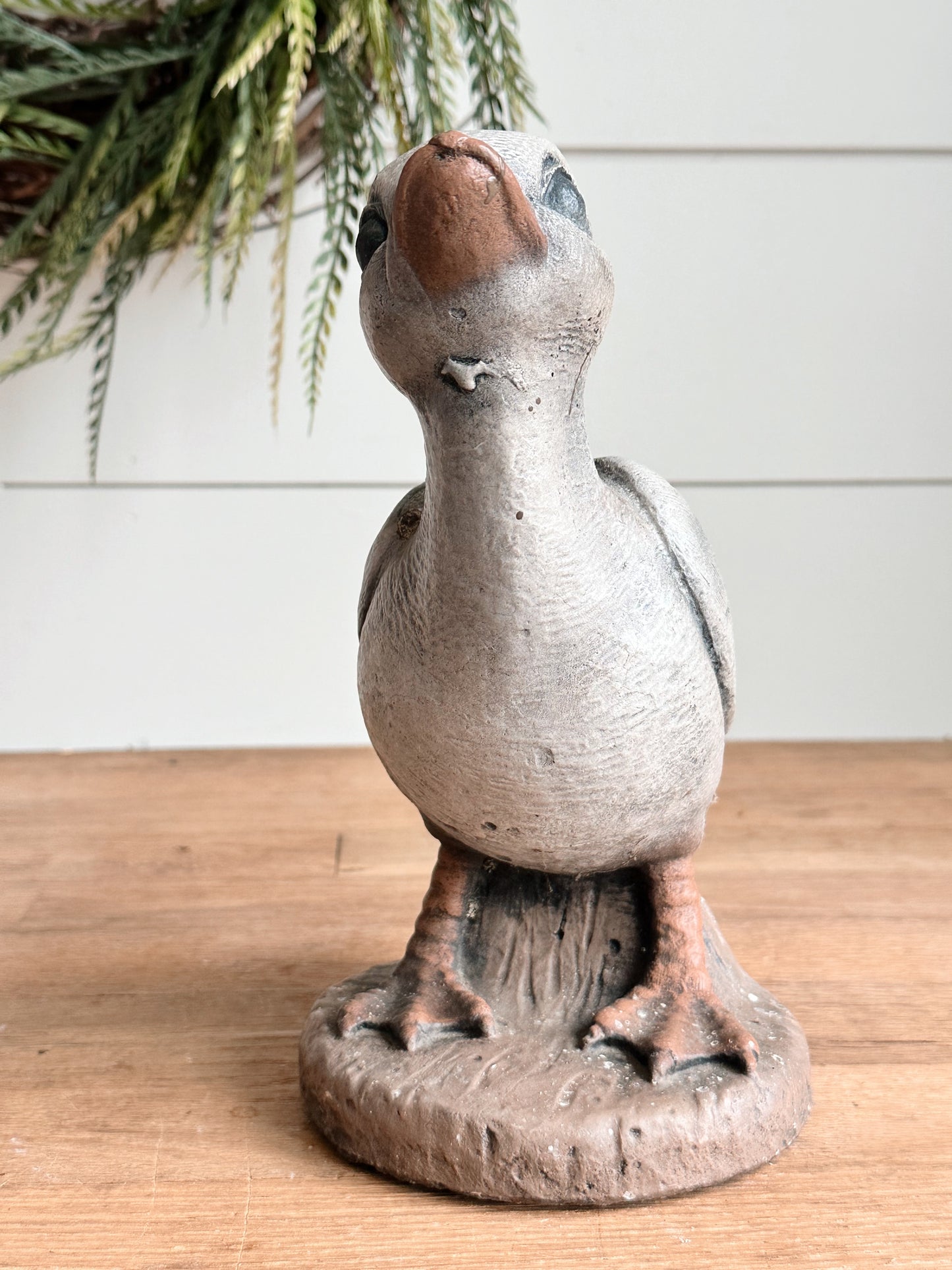 Vintage Concrete Duckling