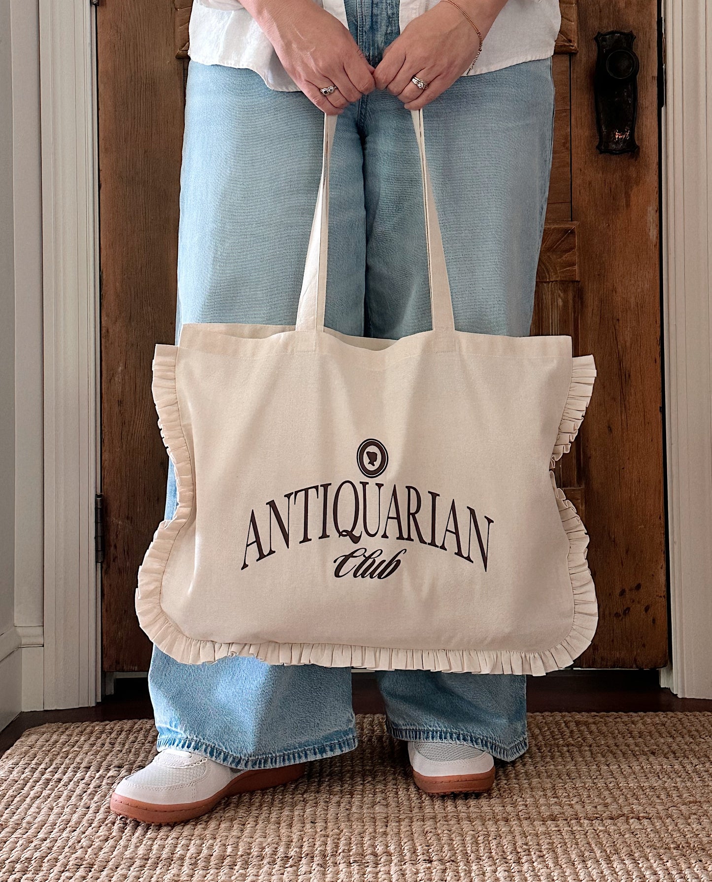 Ruffled Antiquarian Club Tote