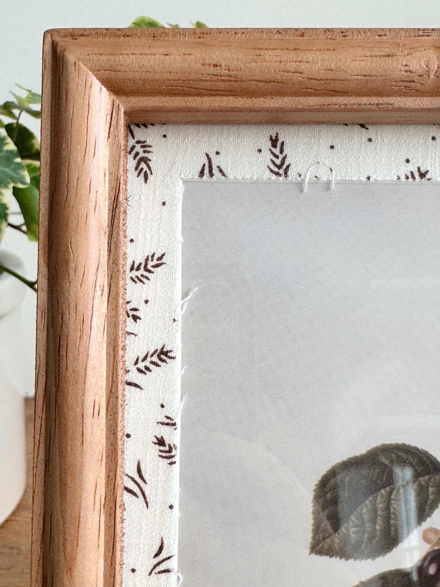 Floral Matted Photo Frame