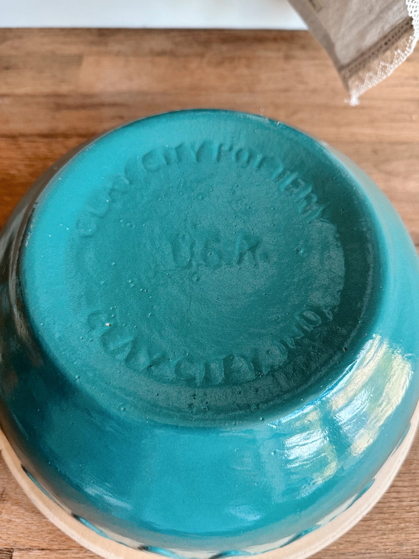 Gorgeous Found Clay City Stoneware Bowl