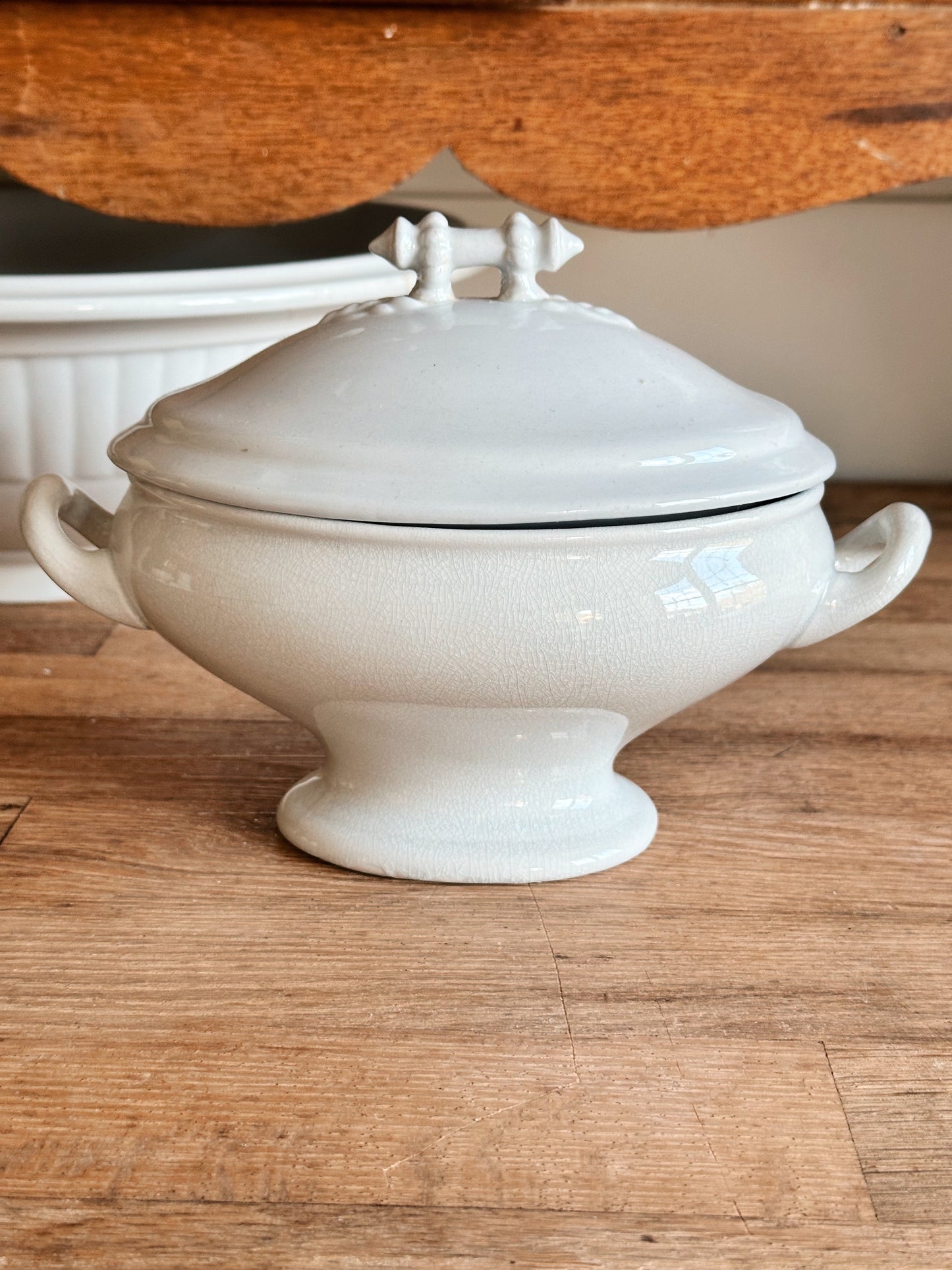 Vintage Ironstone Gravy Tureen