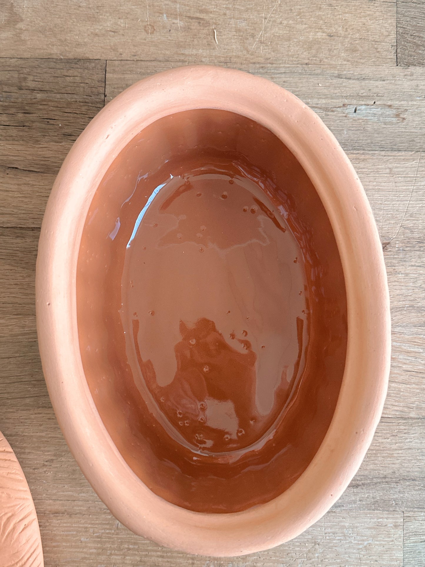 Vintage Terra Cotta Rabbit Baking Dish