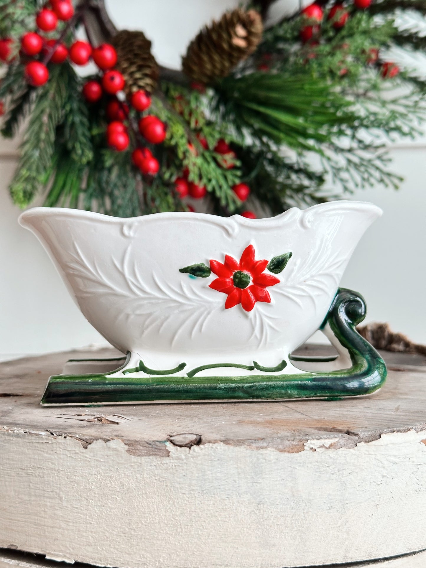Vintage Sleigh Planter