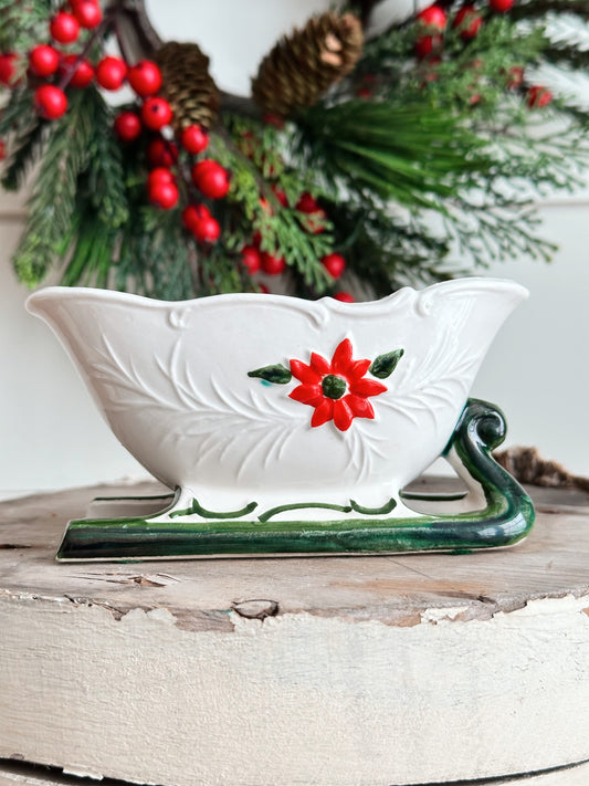 Vintage Sleigh Planter
