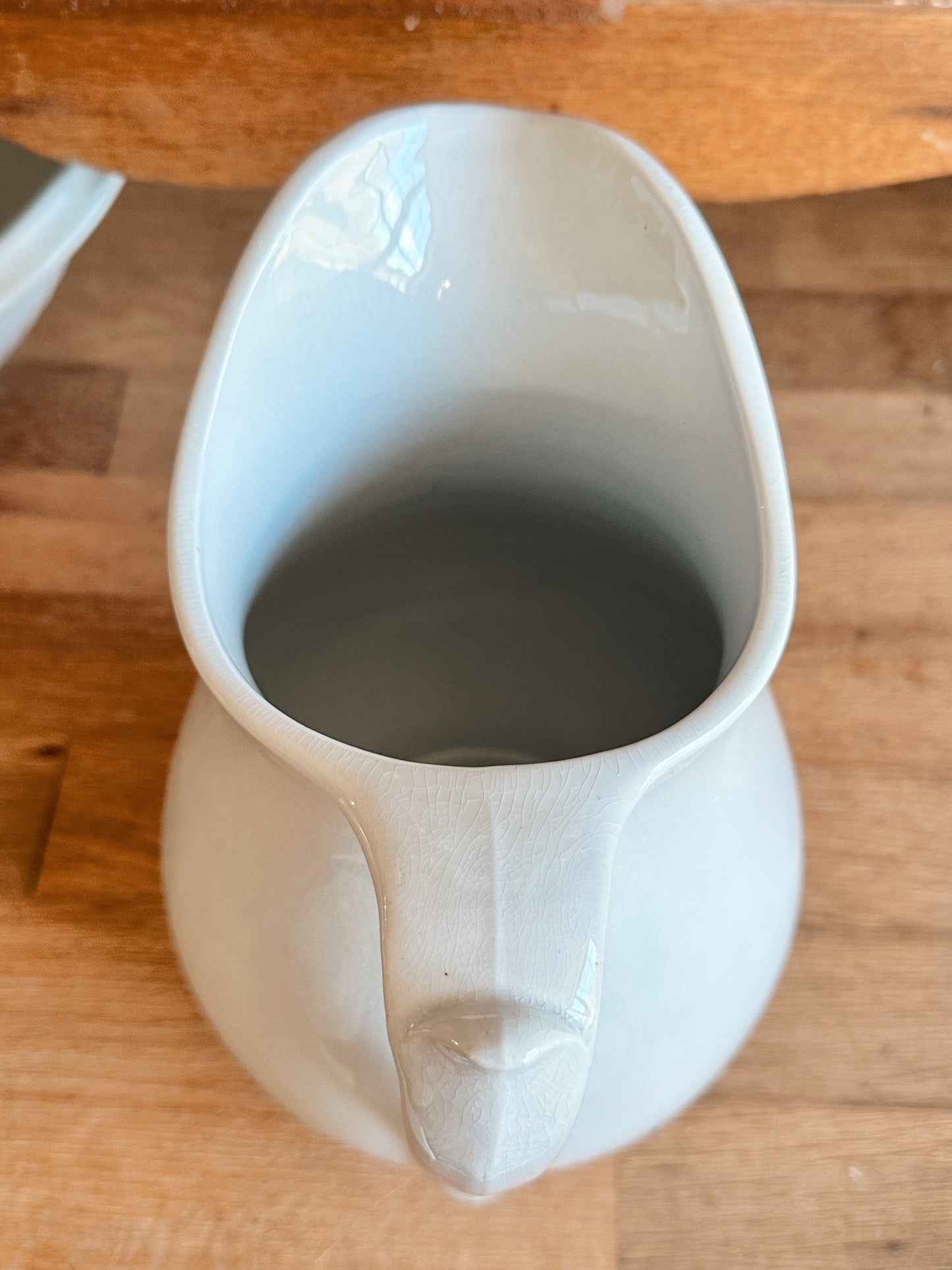 Hope & Carter Wide Belly Ironstone Pitcher