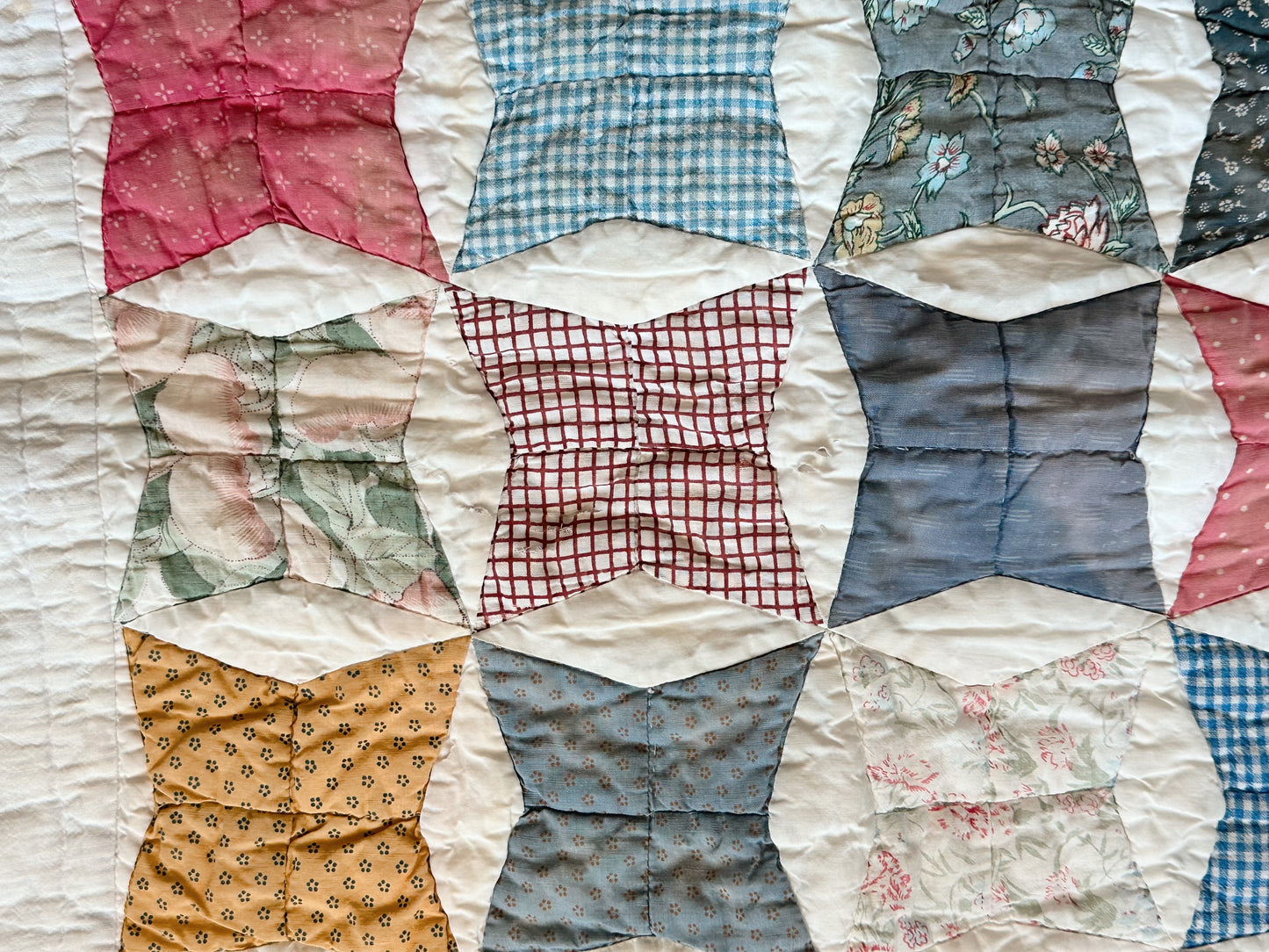 Antique Hand Quilted Pillow Sham