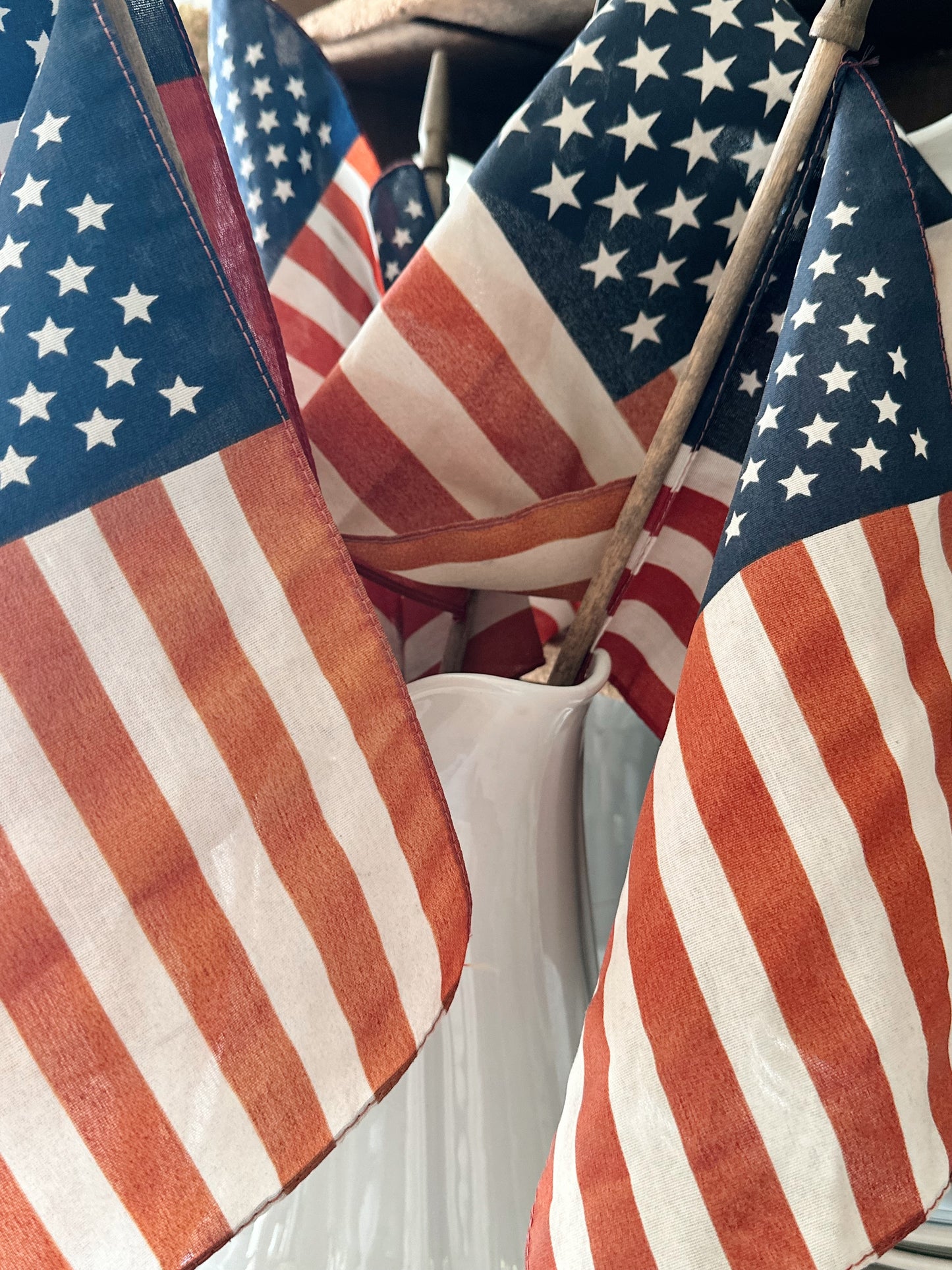 Instant Collection of Vintage American Parade Flags