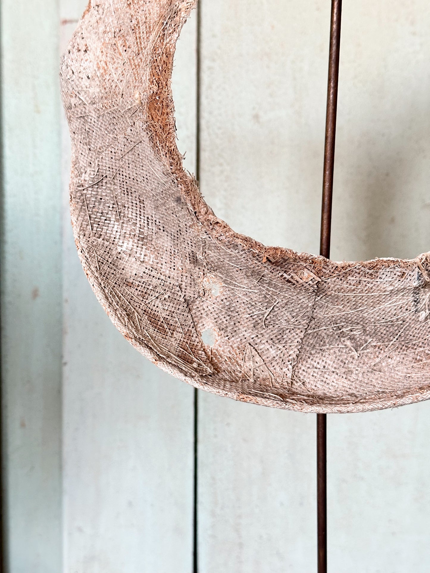 Vintage Hessian Hat Mold (Brim)
