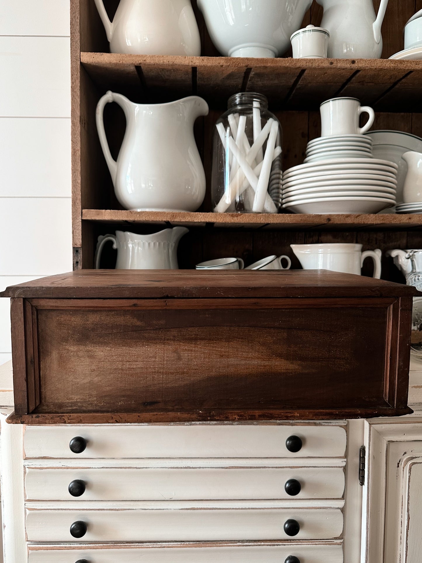 Antique Spool Cabinet