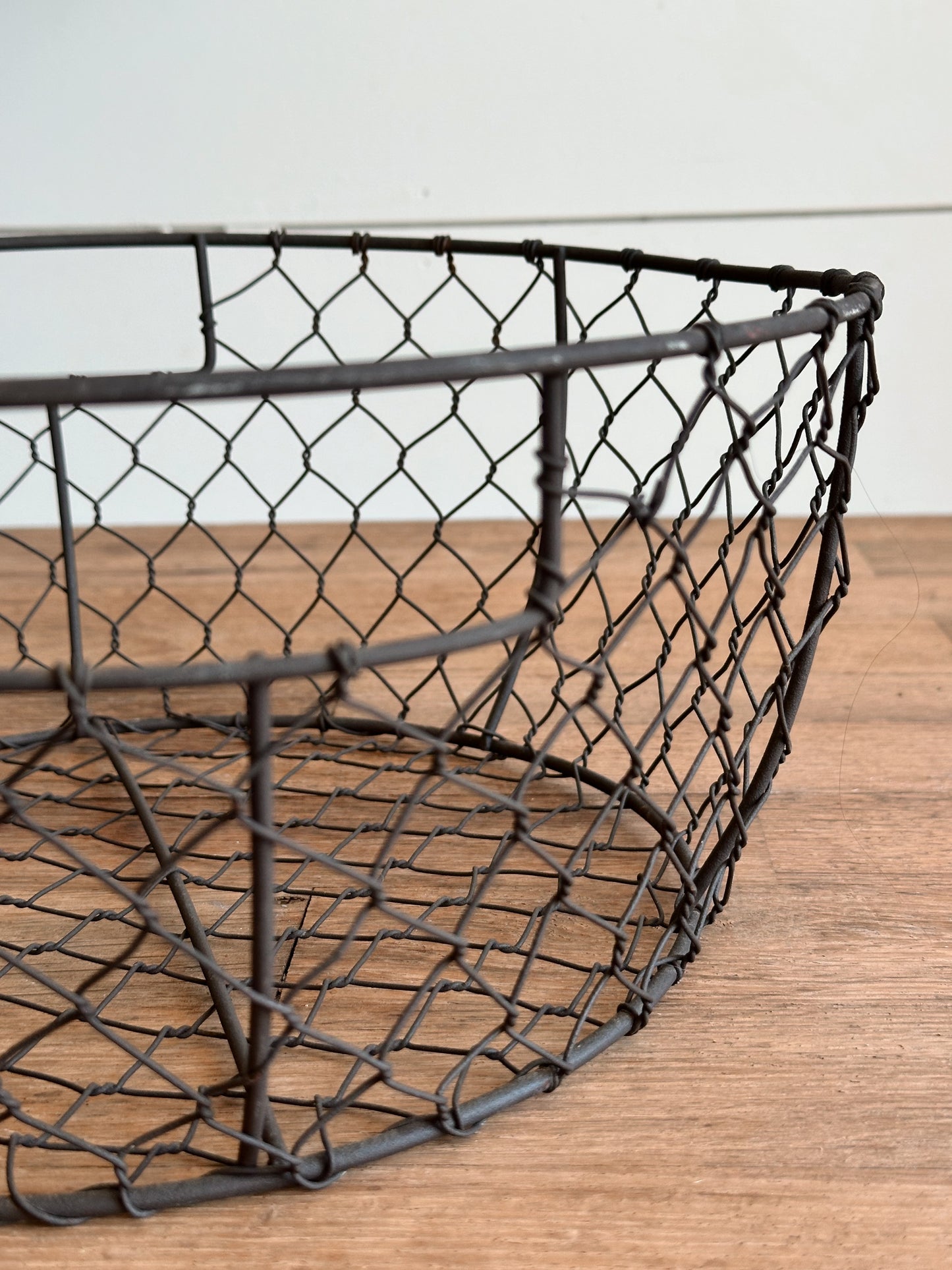 Found Round Wire Basket