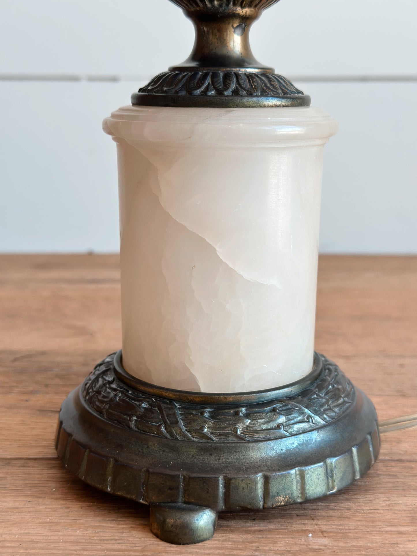 Vintage Alabaster Lamp
