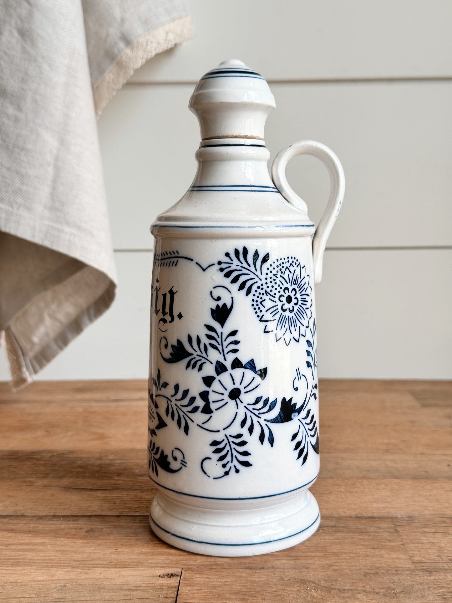 Vintage German Vinegar Bottle