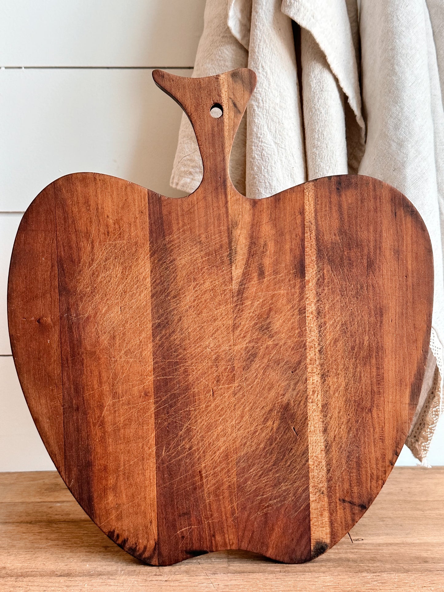 Found Apple Cutting Board
