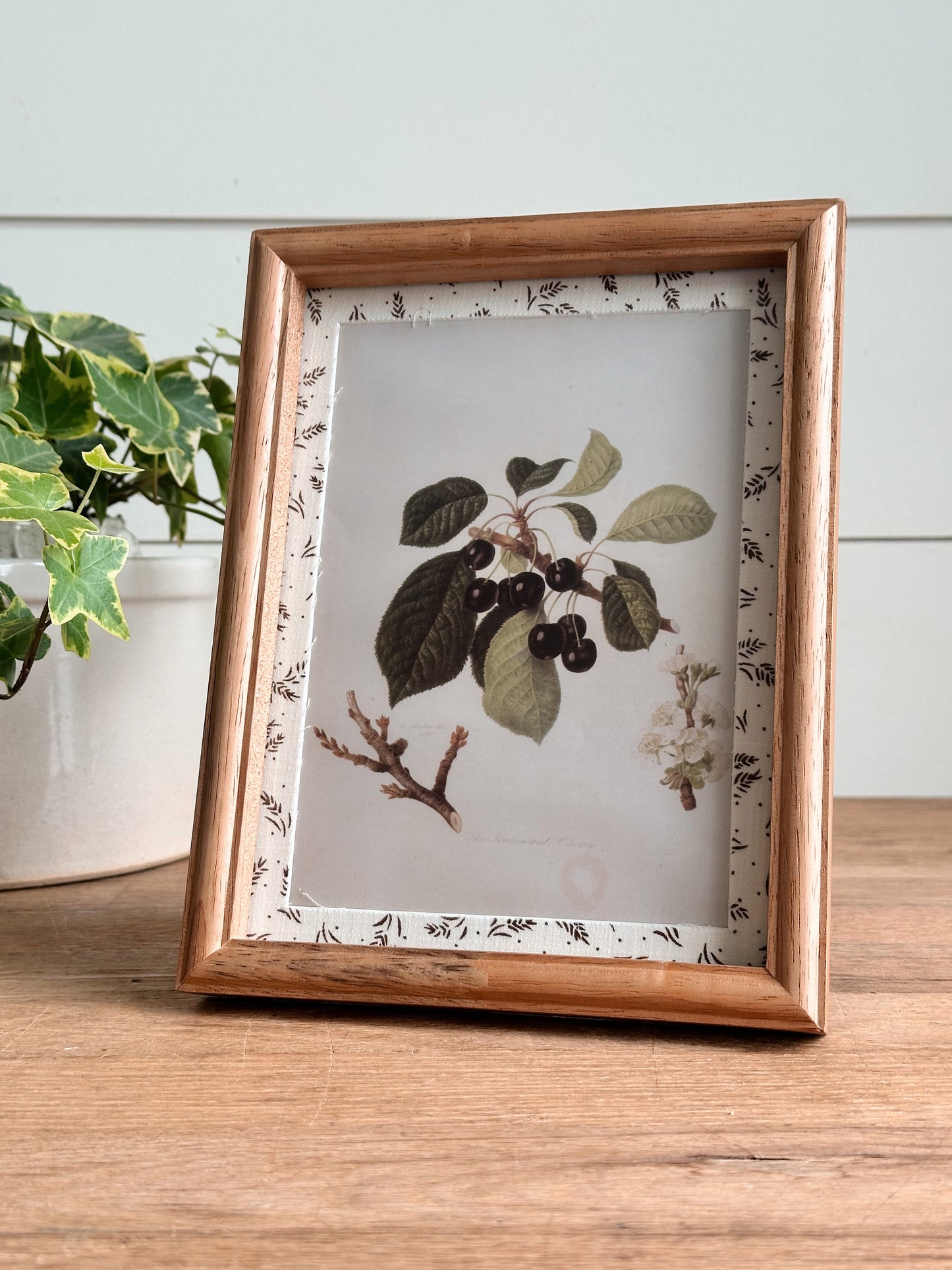 Floral Matted Photo Frame