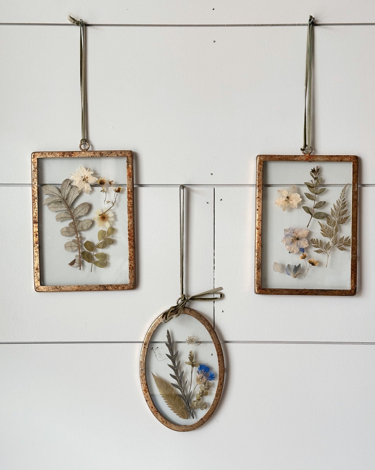 Pressed Floral Hanging Frames