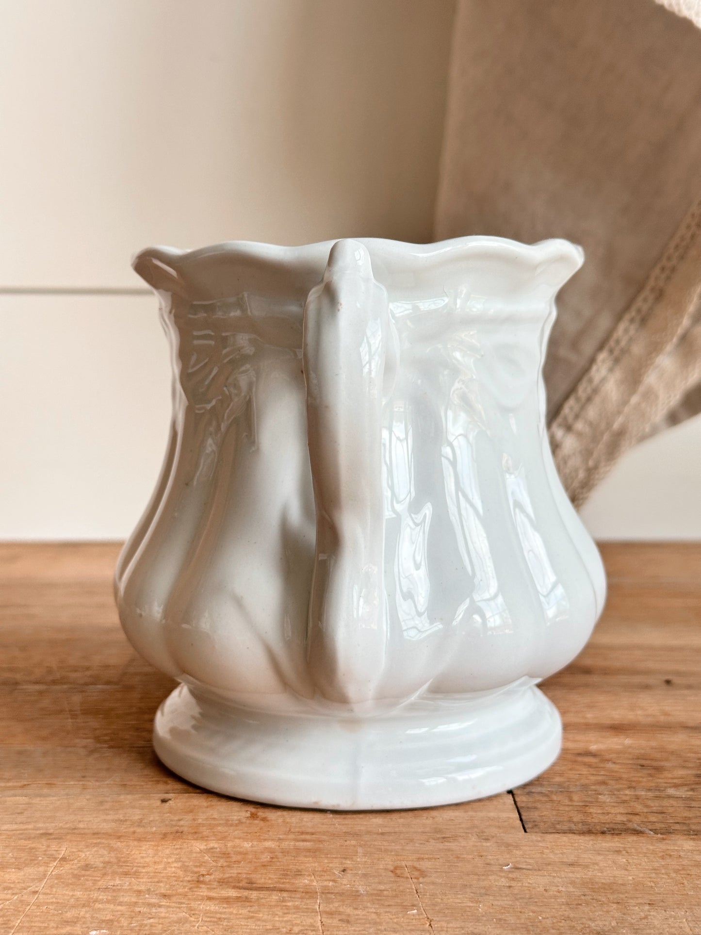 Antique Ironstone Sugar Pot