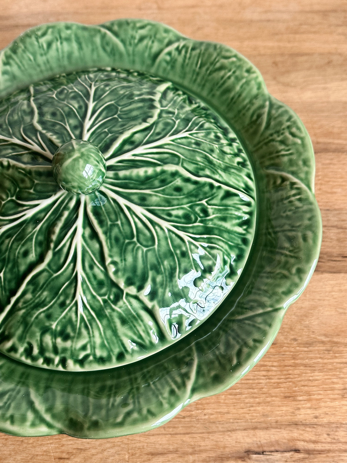 Cabbage Ware Tureen & Ladle
