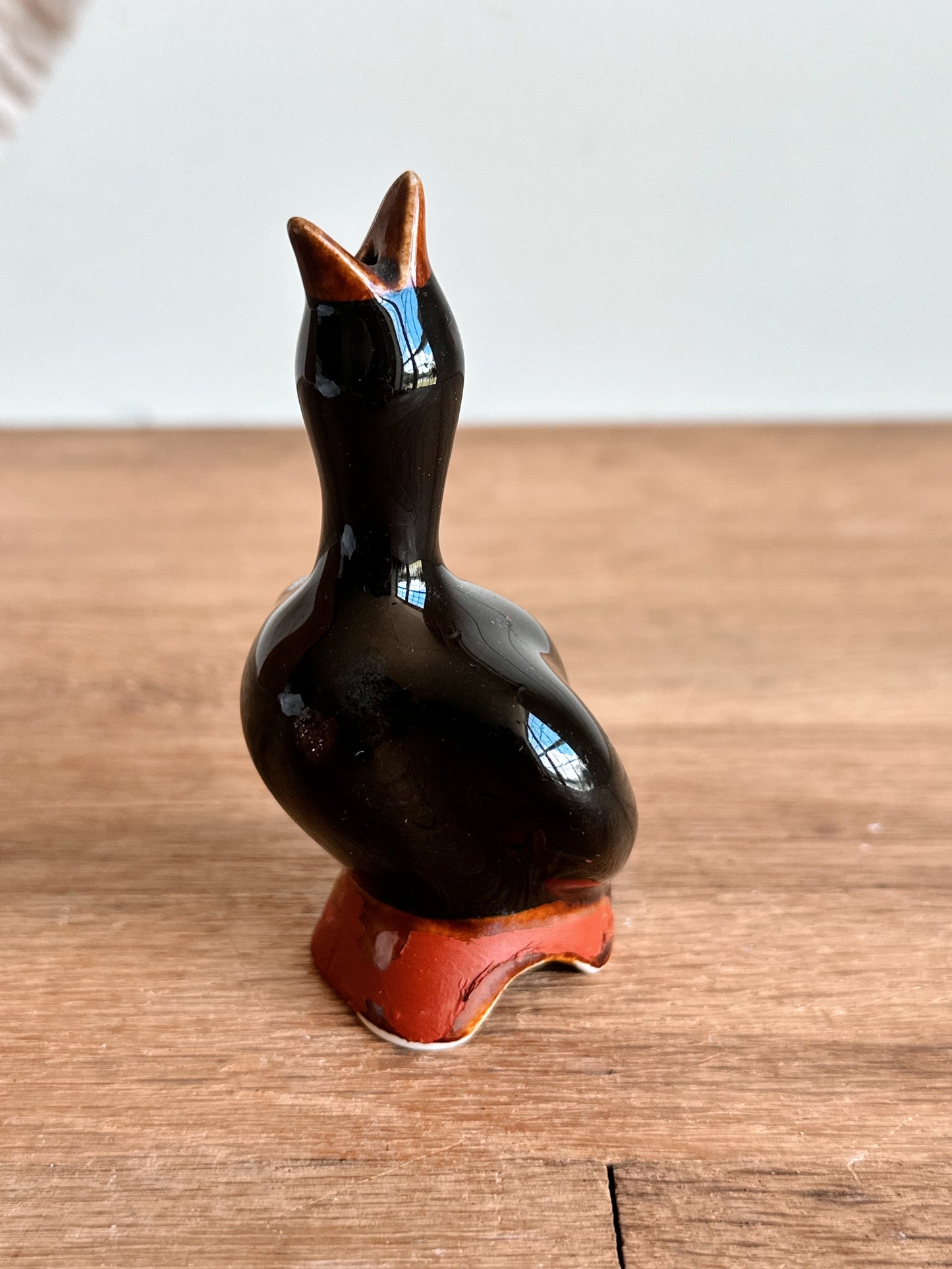 Vintage Black Pie Bird