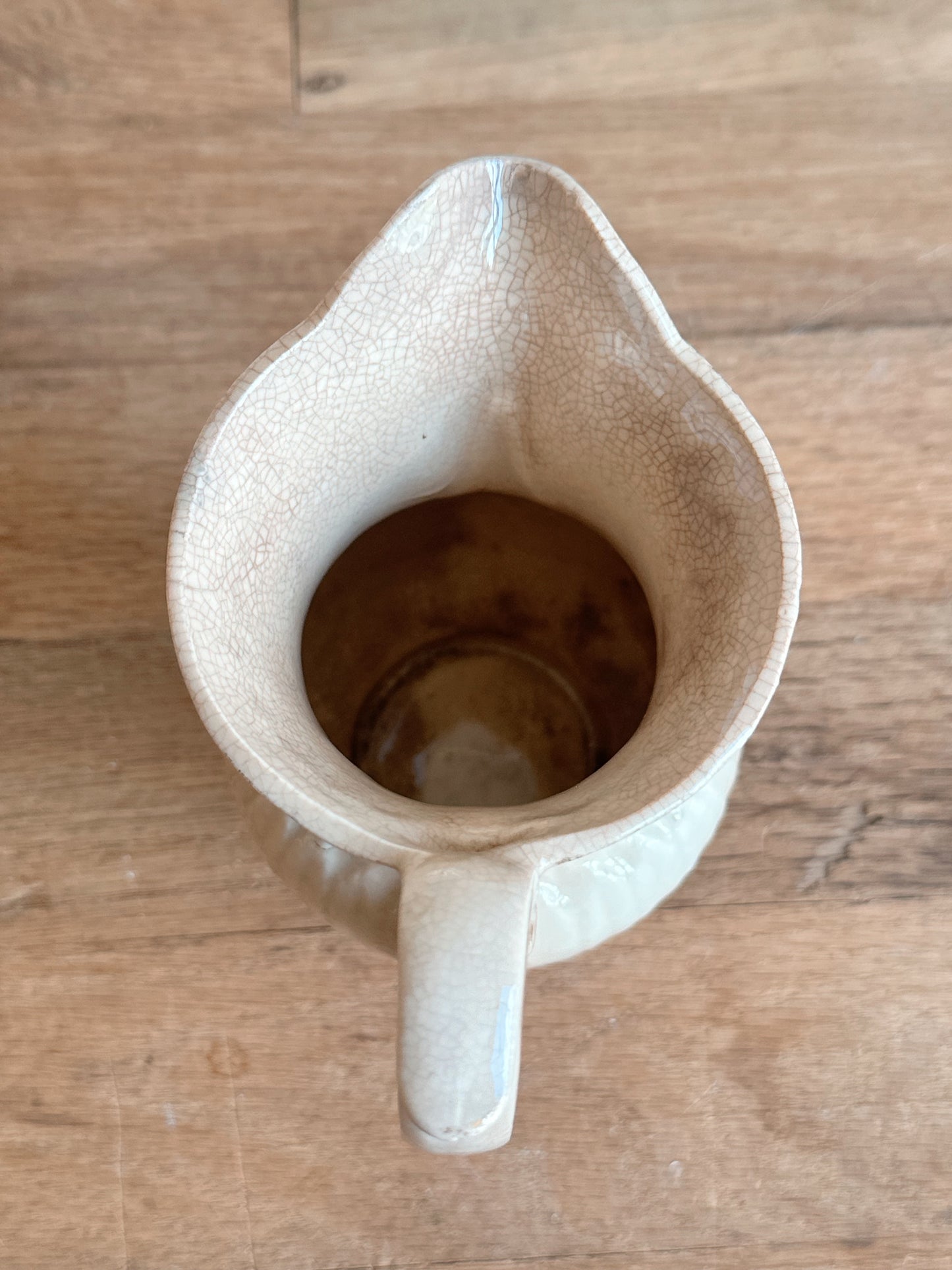 Beautifully Stained Ironstone Creamer, Japan